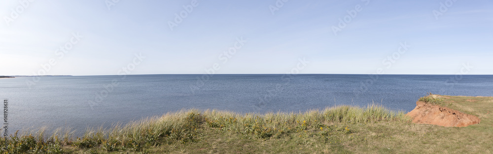 Overlooking the Gulf of St. Lawrence from Cavendish, Prince Edward Island, Canada. Overlooking the Gulf of St. Lawrence from Cavendish, Prince Edward Island, Canada.