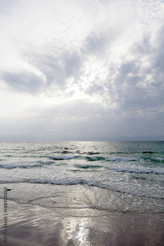 Obraz premium Sunset at tropical beach