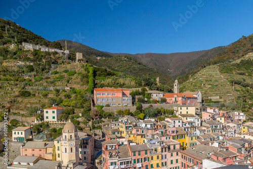 Colourful Vernazza in National park Cinque Terre, Liguria, Italy © Sasa Komlen