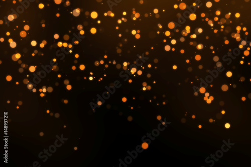 Golden dots background