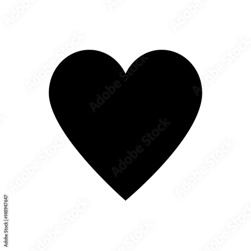 Heart and love icon icon vector illustration graphic design