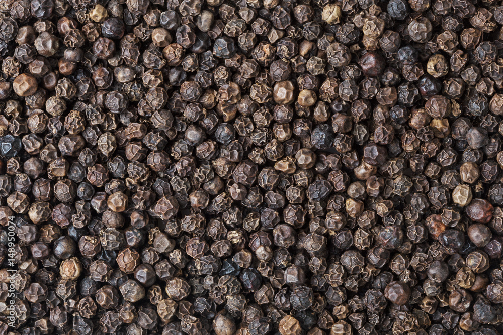 Black pepper corn background