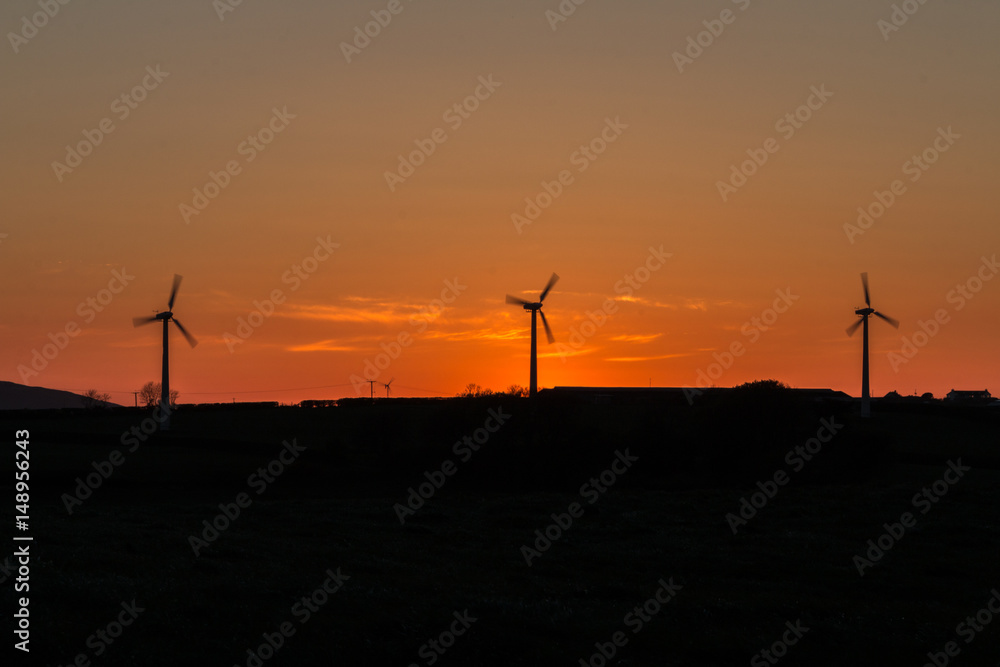 Obraz premium Red Windmill