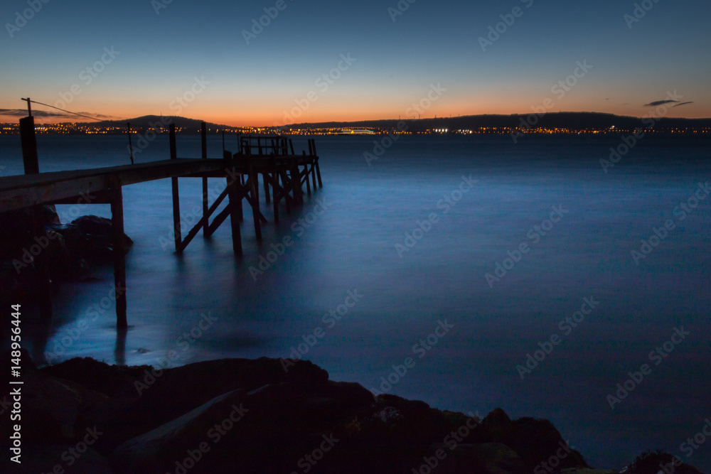 Fototapeta premium Moonlight Pier