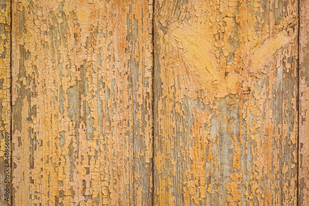 Background image of old yellow wood boards. Texture. Background image of old yellow wood boards. Texture.