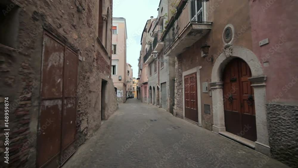 Walk through the city catacombs Minturno Italy Walk through the city catacombs Minturno Italy