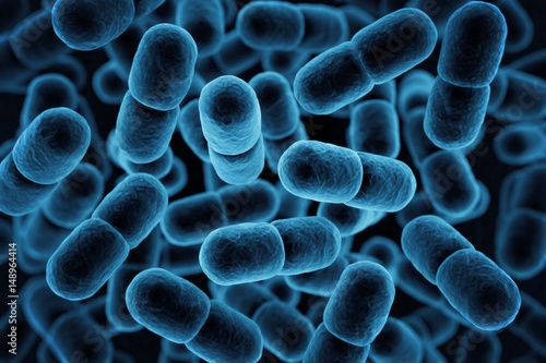 Canvastavla Blue microbes
