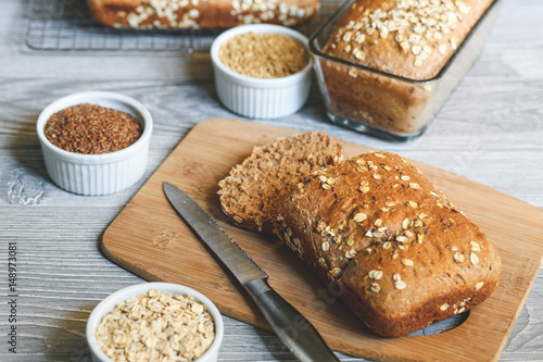 Homemade Whole Grain Honey Wheat Bread