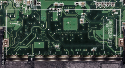Memory upgrade slot laptop mother board