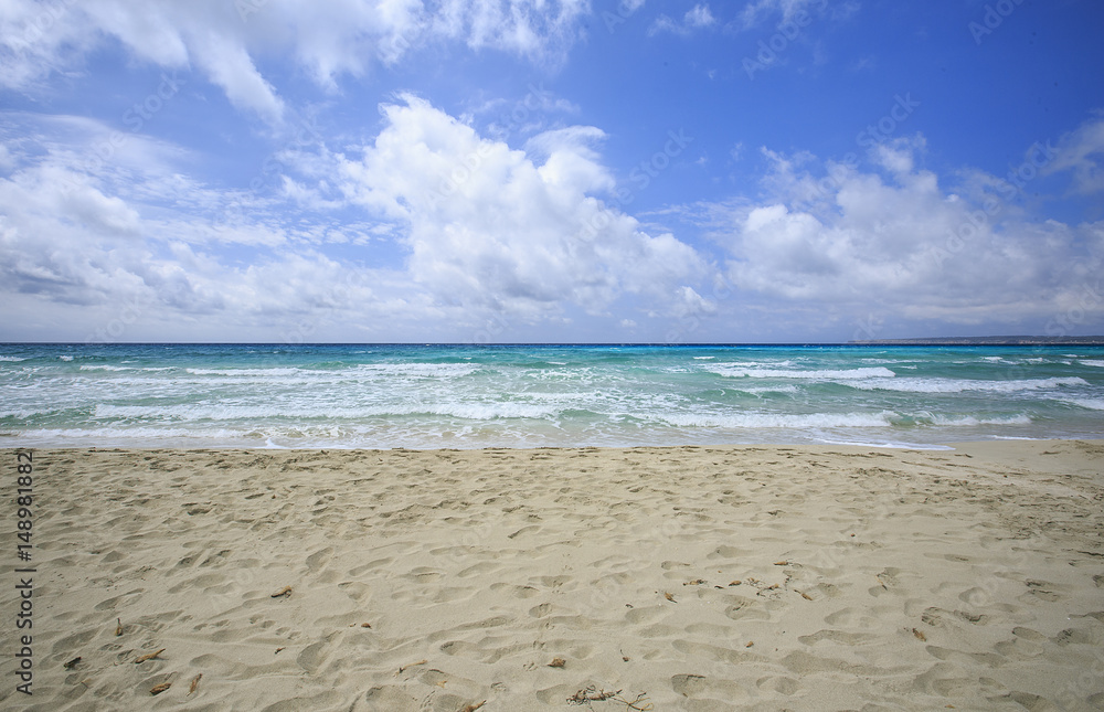 Beach in formentera Spain