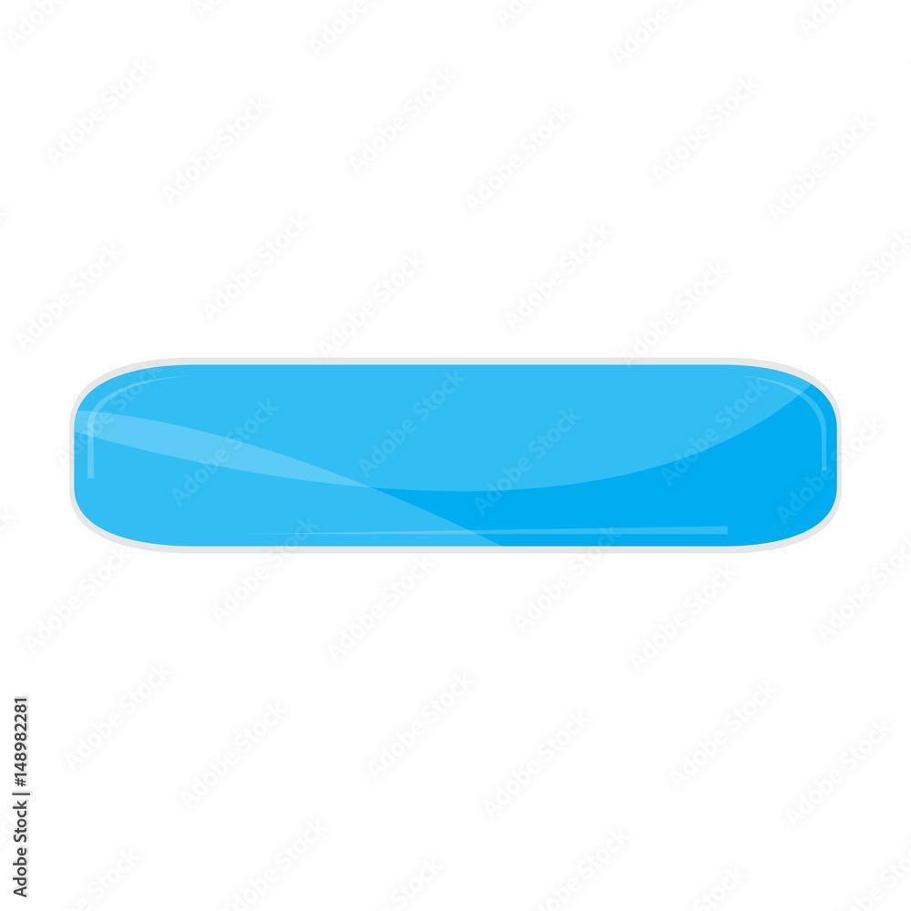 Isolated empty web button on a white background, Vector illustration Isolated empty web button on a white background, Vector illustration