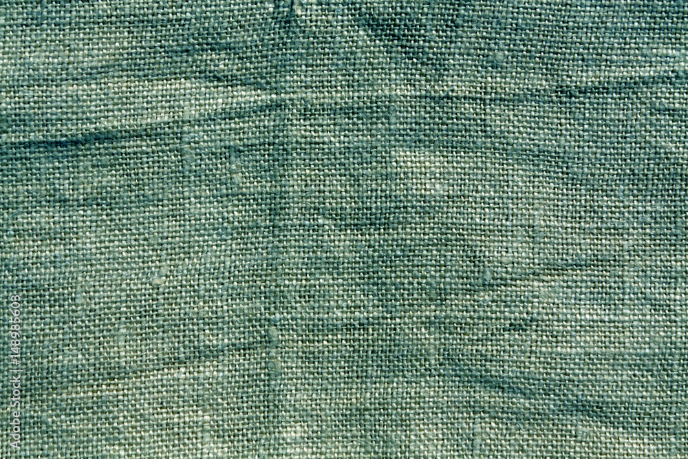 Cyan hessian sack cloth texture. Cyan hessian sack cloth texture.