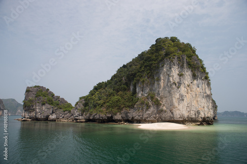Island scene in near Cat Ba Island, Vietnam
