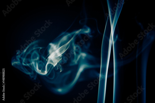 Smoke On Black Background