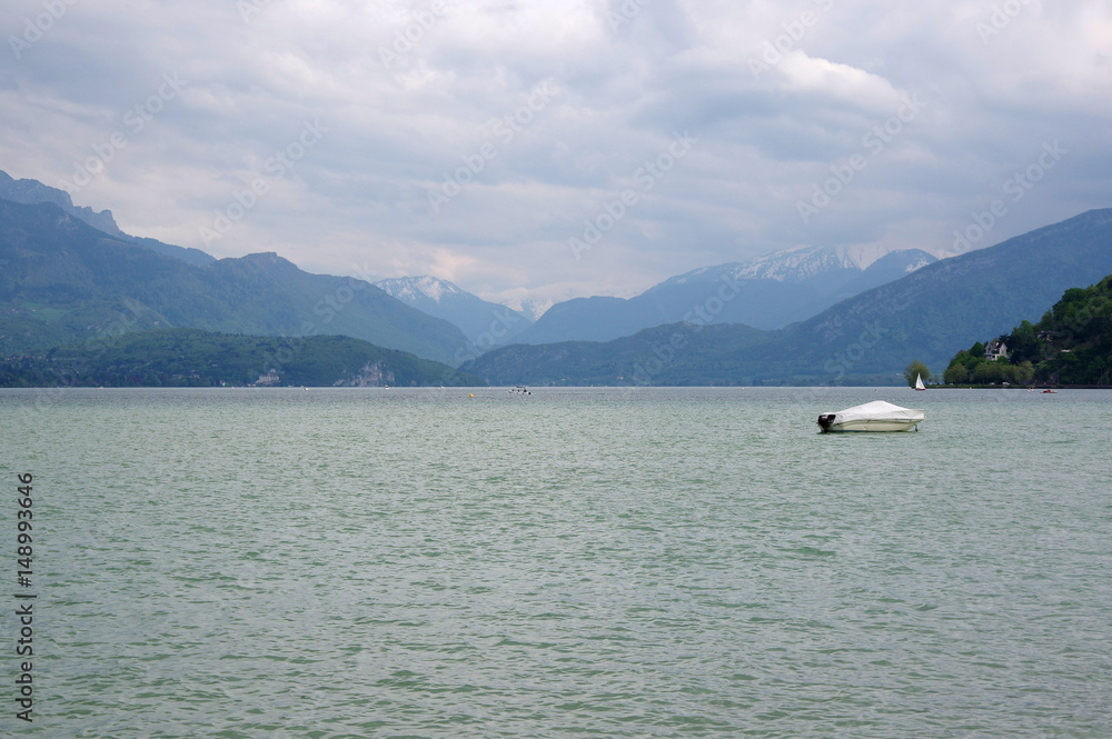 View of the lake of Annecy
