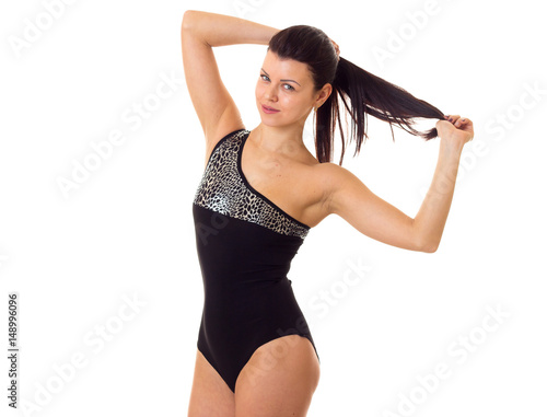 Young woman in swimming suit