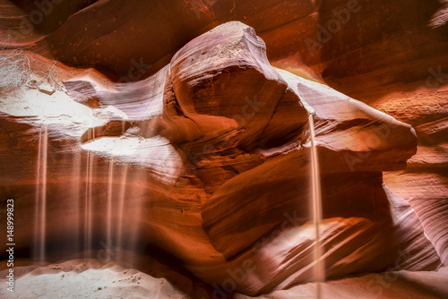 Slot Canyons Flowing Sand