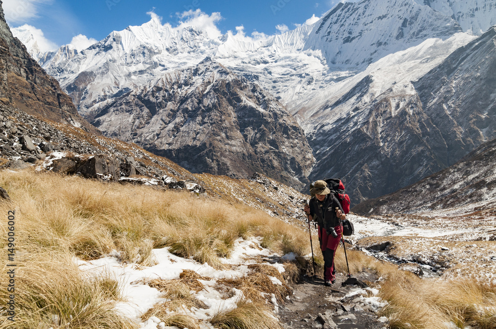 Ścieżka do Annapurna Base Camp, Himalaje, Nepal