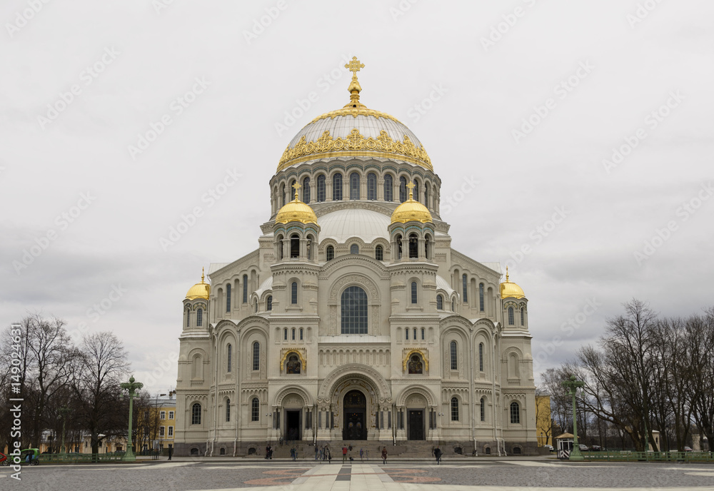 Nautical cathedral in Kronstadt