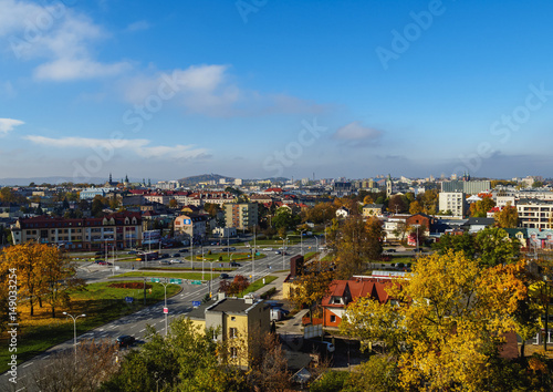 Poland, Swietokrzyskie Voivodeship, Kielce Cityscape