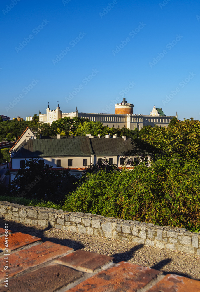 Poland, Lublin Voivodeship, City of Lublin, Old Town, View towards the castle