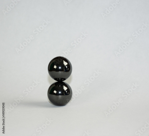 Balancing Pair of spheres or balls photo
