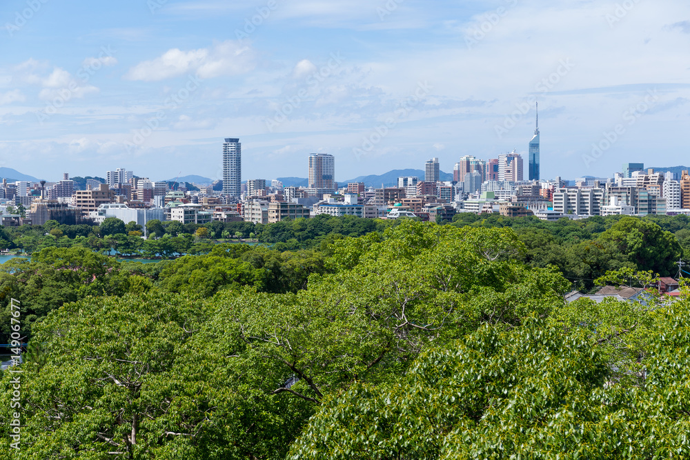 Fototapeta premium Fukuoka cityscape