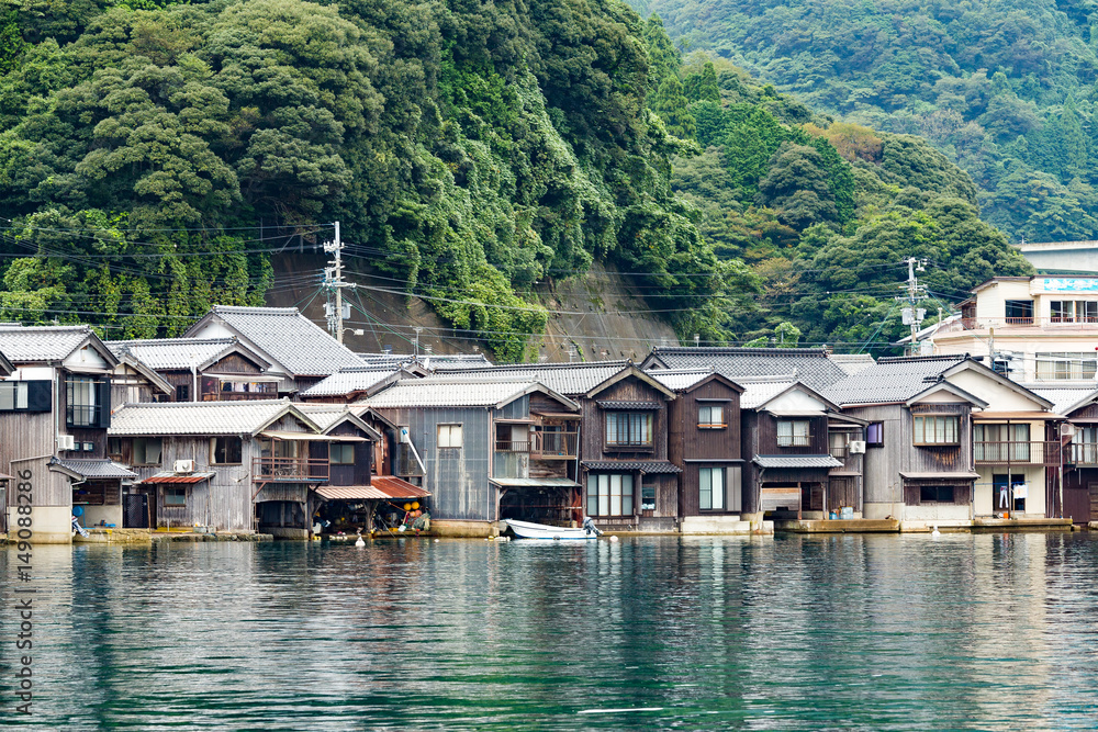 Fototapeta premium Seaside town of Ine cho