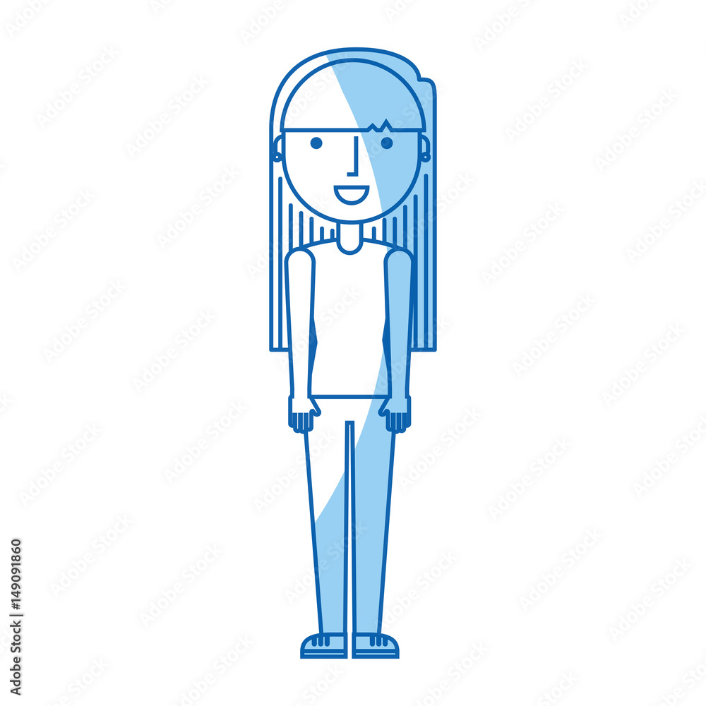 young woman avatar character vector illustration design young woman avatar character vector illustration design