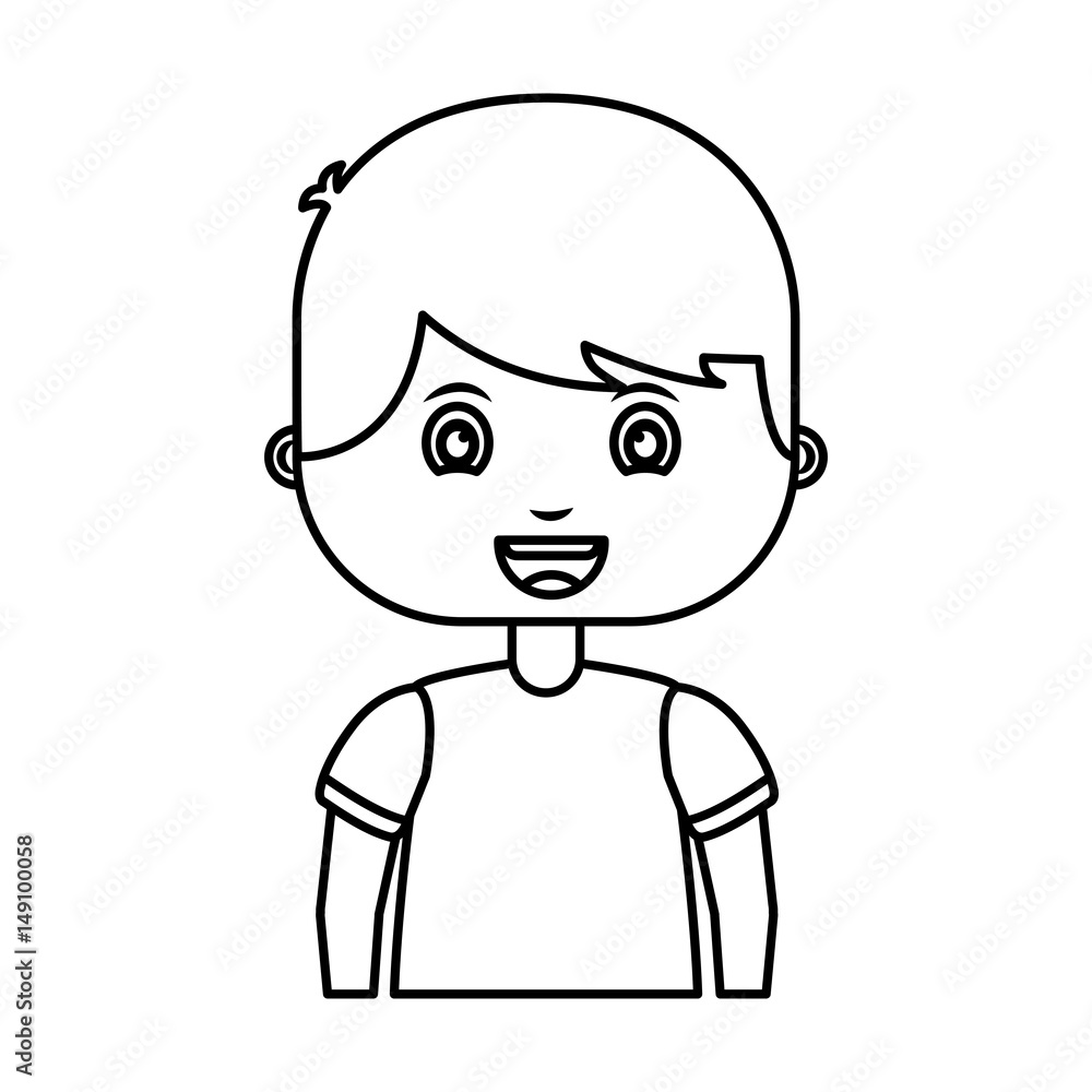 cute little boy character vector illustration design cute little boy character vector illustration design