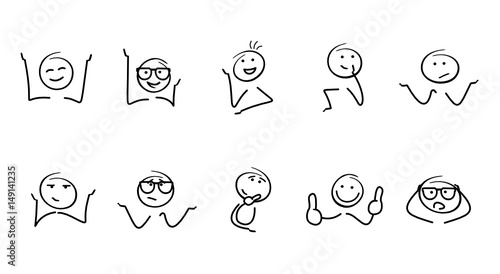 Stick Figures - Emotional Moments