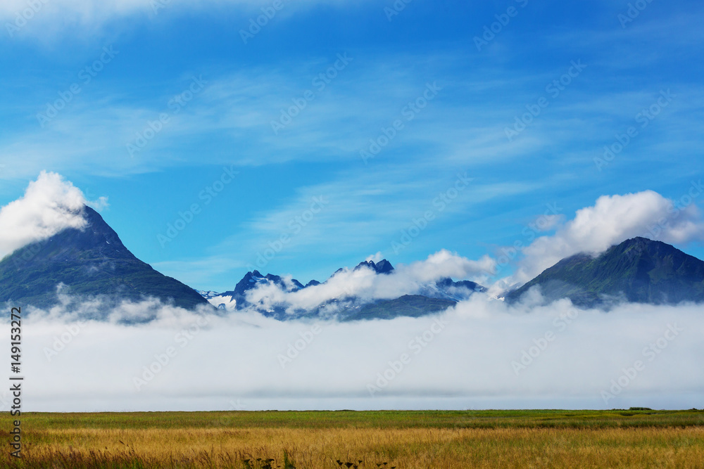 Fototapeta premium Mountains in Alaska