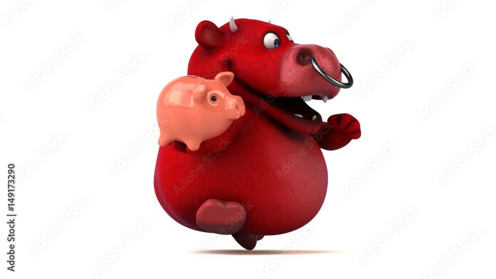 Fun red bull - 3D Animation Fun red bull - 3D Animation