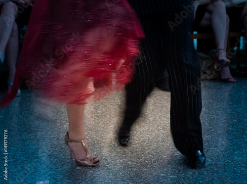 Detail of tango shoes