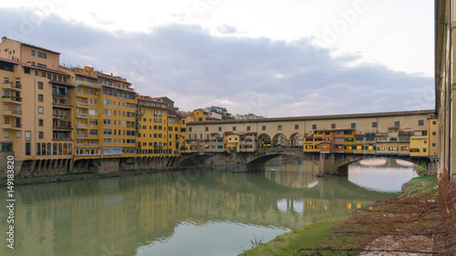 The Old Bridge in Florence  Tuscany  Italy