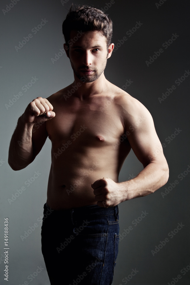 Young muscular man 