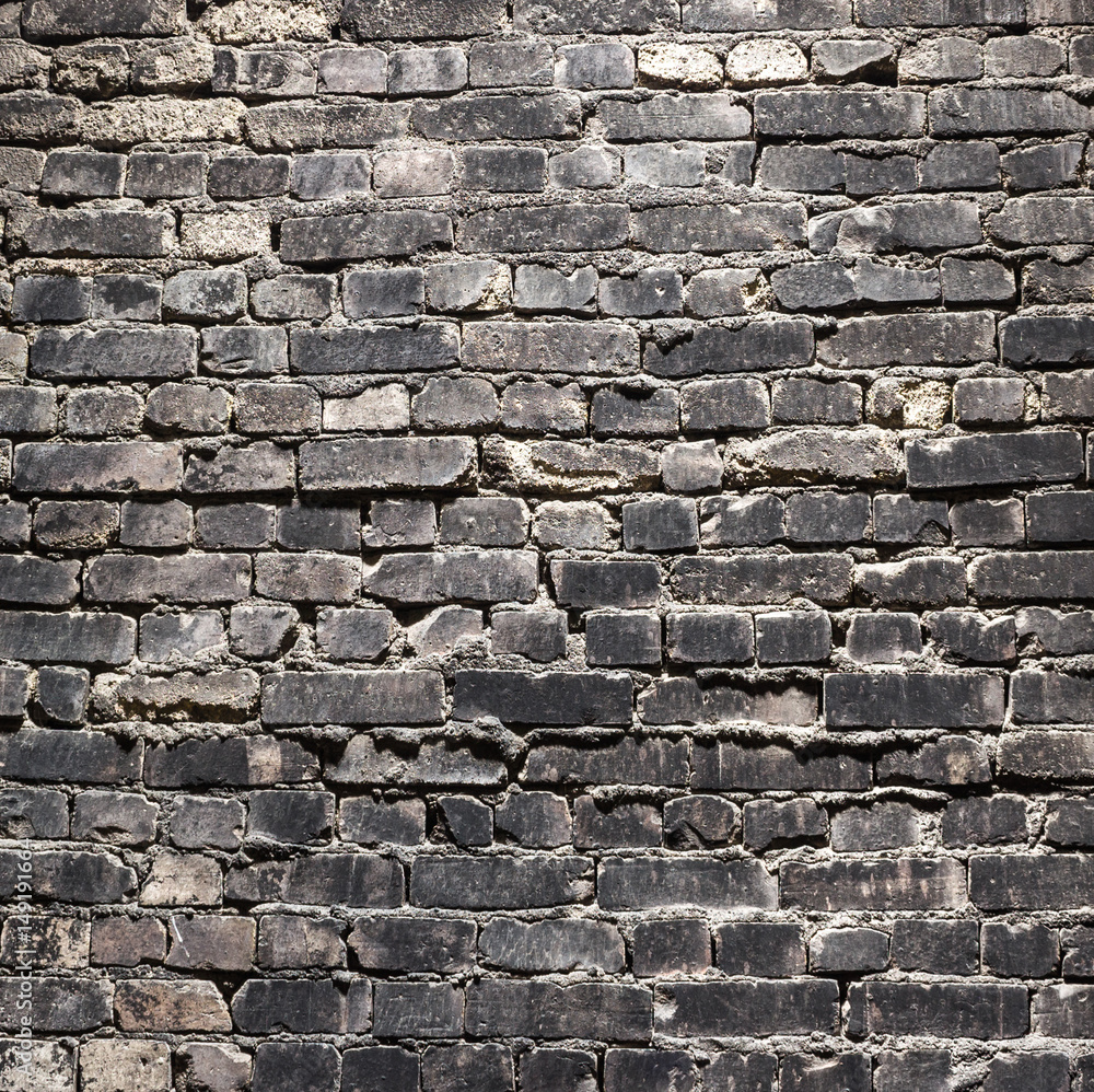 Fototapeta premium Old grunge brick wall background, wallpaper