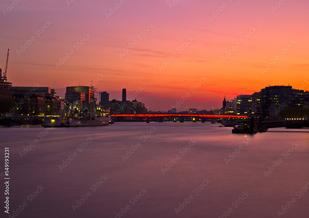 London Bridge Sunset