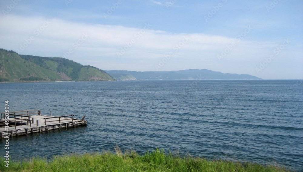 Lake Baikal in summer