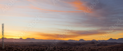 Namibia tramonto photo