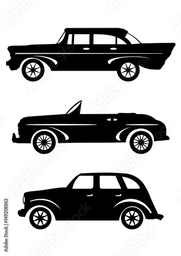 Oldtimer Silhouette