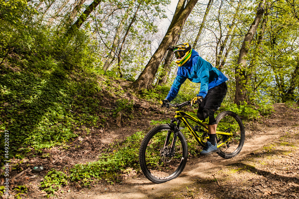 Mountain bike rider