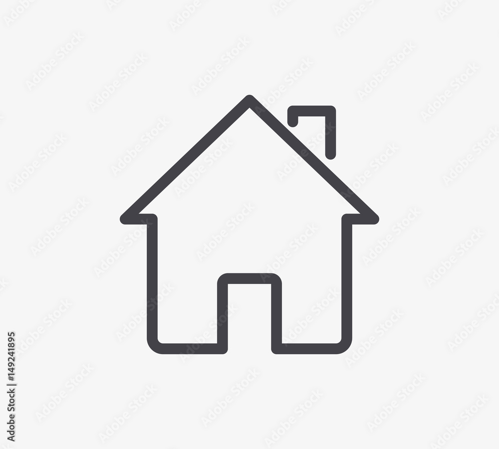 Home Line Icon. Editable Stroke. Home Line Icon. Editable Stroke.