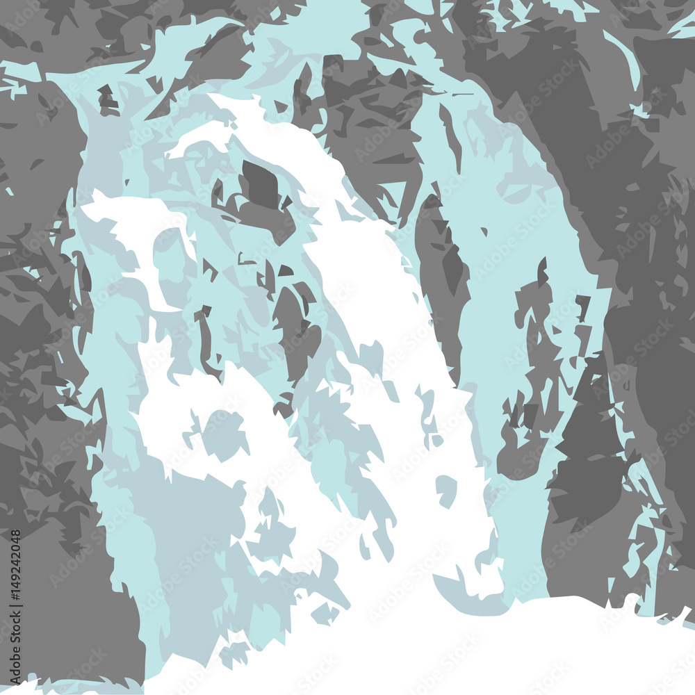 Waterfall_texture Stock Vector | Adobe Stock