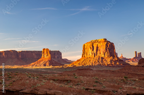 Landscape in Monument Valley.