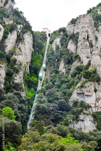 Montserrat montaña rocosa, Virgin de montserrat Barcelona 
