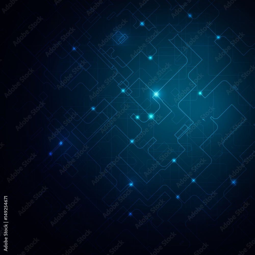 Abstract technology background. Computer generated abstract background. 
