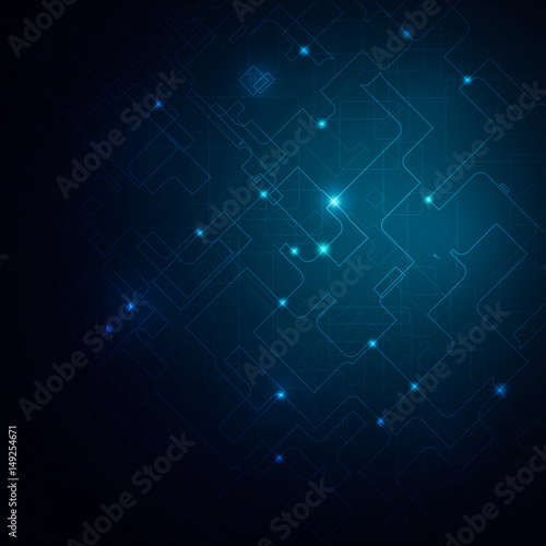 Abstract technology background. Computer generated abstract background. 