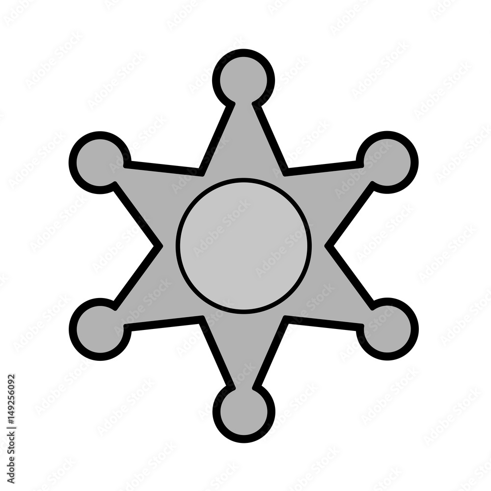 police badge icon image vector illustration design police badge icon image vector illustration design
