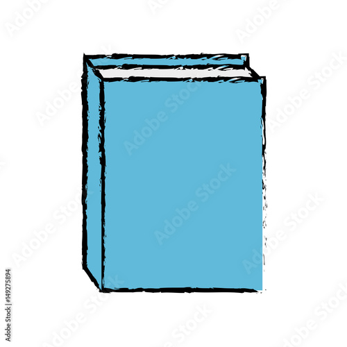 academic book icon over white background. vector illustration